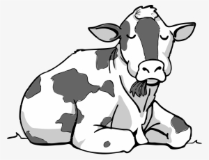 File Cow Bw Svg Wikimedia Commons Open