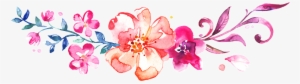Png Hand Painted Watercolor Wreath Flower - Flower And Camera Watercolor