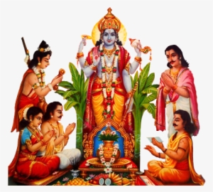 History Of Sri Satyanarayan Swamy Puja - Satyanarayana Swamy Images Png