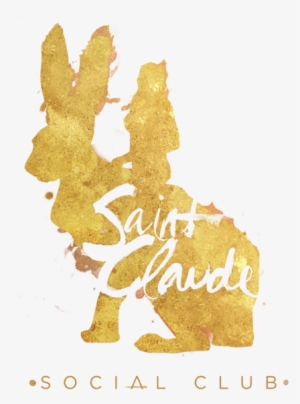 Scsc Bunny Graffitti Gold Website Footer - Gold