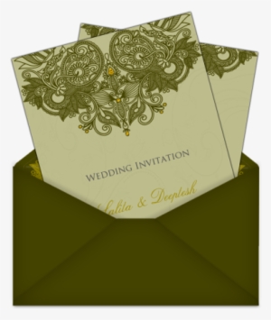 Letter Style Indian/asian Email Wedding Card 2 An Email - Wedding Invitation