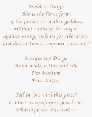Goddess Durga - Document