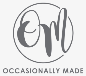 Om Logos Transparent - Occasionally Made Logo
