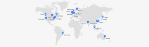 Google Cloud Platform Has Added New Regions In Finland - World Map Blue Background