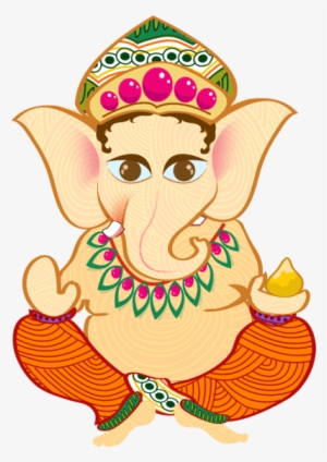Wishing That Lord Ganesha Fills Your Home With Prosperity - Ganesh Chaturthi Clipart Png