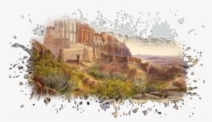 Rao Jodha Desert Rock Park - Painting