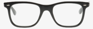 Drawn Spectacles Transparent - Opticals Black And White