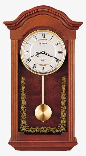 Bulova C4443 Baronet Wall Clock Mahogany