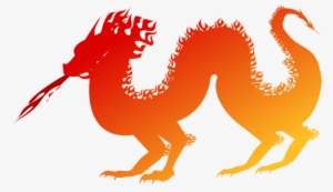 Chinese New Year Dragon Clip Art Orange - Chinese Dragon Breathing Fire