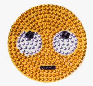Rhinestone Eyes Up Emoji 2in Stickerbeans - Heath Ceramic Clock