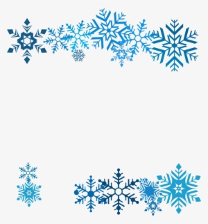 Blue Snowflakes Png Image Background - Snow Flakes Png