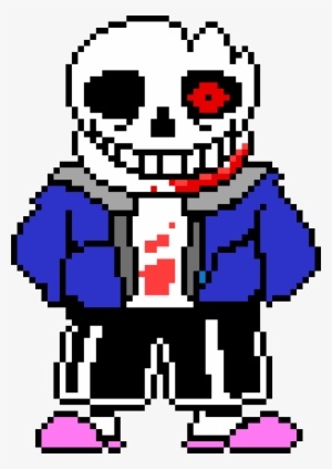 Pixilart - HorrorTale Sans Sprite by FixedDrake4821