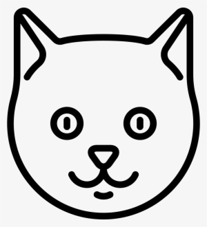 Cat Head Vector - Cats Head Logo Png