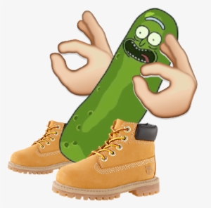 Pickle Rick With Timbs By Pepeisgod On Deviantart Graphic - Pickle Rick With Timbs