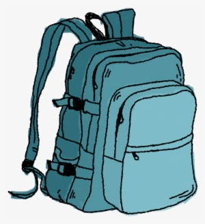 Hiking Backpack Clip Art Free - Png Backpack Border Clipart