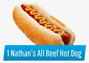 Nathan's Hot Dog - Hot Dog Buns Png