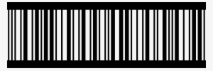 White Barcode Png - Barcode
