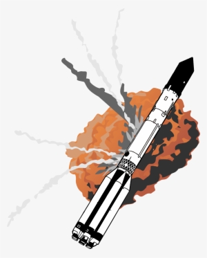 Clipart - Explosion Rocket Png