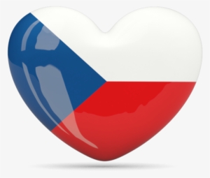 Czech Republic Flag Heart