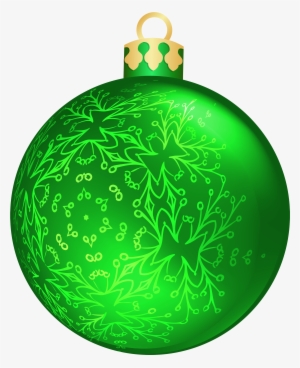 Green Christmas Ball Png Clipart - Green Christmas Ball Png