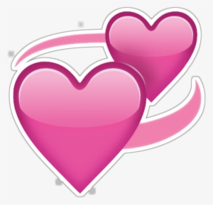 Pink Hearts Emoji Png Transparent - Heart Emoji No Background