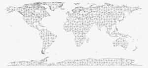This Free Icons Png Design Of World Map Polygonal Wireframe