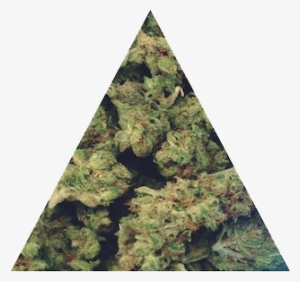 Weed Marijuana Ganja High Edit Nugs Triangle Stoned - Triangle Weed Png