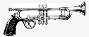 Trumpet Musical Instruments Trombone Tenor Saxophone - Trumpet Gun