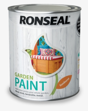 Garden Paint Sunburst - Ronseal Garden Paint Slate