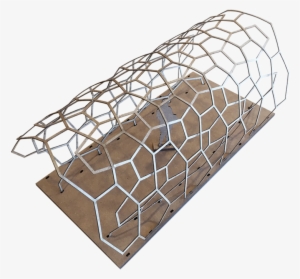 Mt Pavilion Sketch Model - Chain-link Fencing
