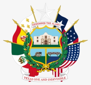 Coat Of Arms Of The Kingdom Of Texas - Texas State Seal Back