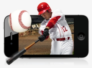 Dish Mlb Extra Innings Batter Swinging Out Of Mobile - Baseball