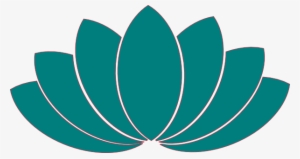 Turquoise Clipart Lotus Flower - Lotus Petals Clip Art
