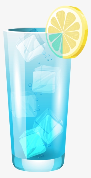Transparent Blue Cocktail Png Clipart - Transparent Clipart Beach Drink