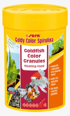 00881 Int Sera Goldy Color Spirulina 100 Ml - Pond Fish Food Sera Goldy Color Spirulina