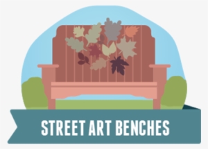 Street Art Benches Relax, Stay Awhile - Bench