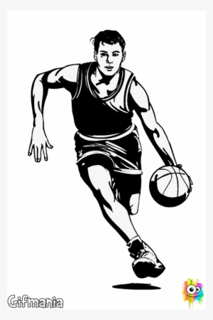 Clip Art Freeuse Library Basketball Player Basketballer - Dibujo De Jugador De Baloncesto
