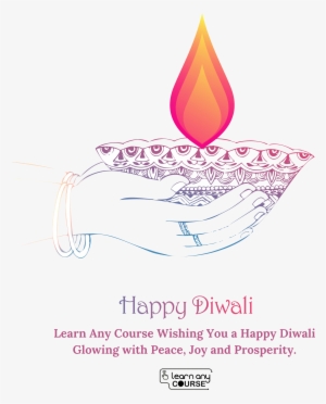 Typography Vector Happy Diwali - Diwali