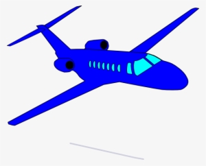 Blue Plane Svg Clip Arts 600 X 484 Px