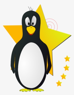 Penguin Clipart Star - Penguin Clip Art