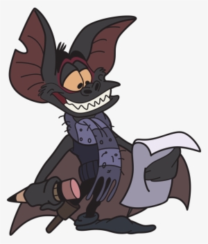Fidget The Bat Vector By Drzurnphd - Bat Basil The Great Mouse Detective