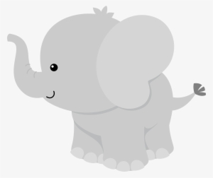 Free Clip Art From Http Flavoli Minus - Gray Baby Elephant Clip Art