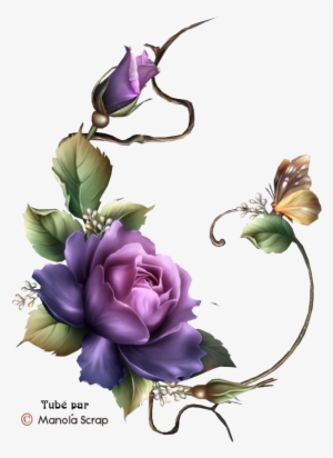 Craft - Desenhos De Flores Roxas