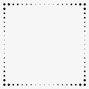 Squares Clipart Black Border - Postcard Stamp Vector Png