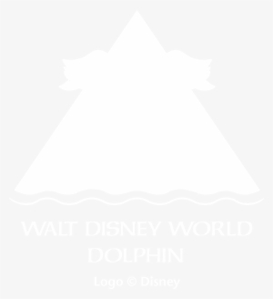 Walt Disney World Dolphin Logo Black And White - White Colour Dp For Whatsapp