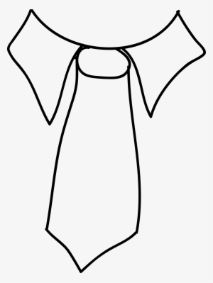 Tie Clipart Png - Tie Black And White Outline