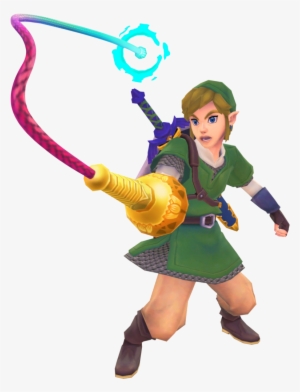 Using The Whip - Zelda Skyward Sword Link