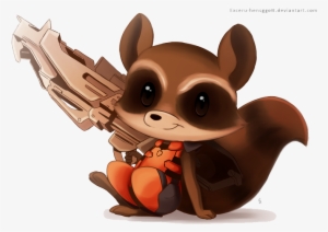 Rocket Raccoon Png Hd - Guardians Of The Galaxy Cute Rocket