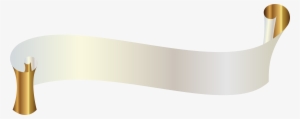 Black Banner Ribbon Png Download - White And Gold Banner