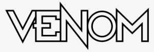 Venom Logo Png Transparent - Line Art